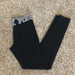 Pink Victoria’s Secret Yoga Leggings